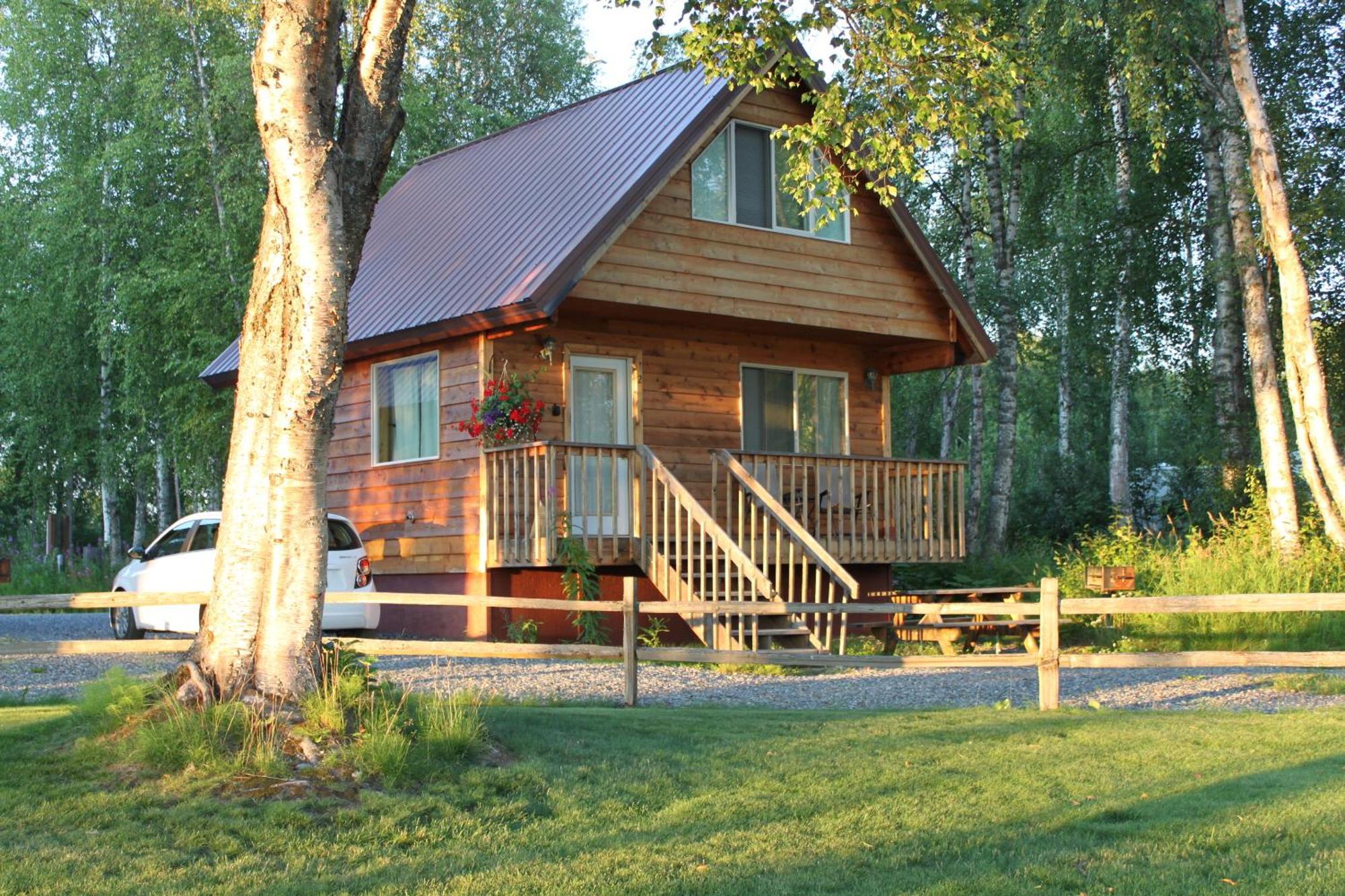 Susitna River Lodging, Riverside Cabins Talkeetna Ngoại thất bức ảnh