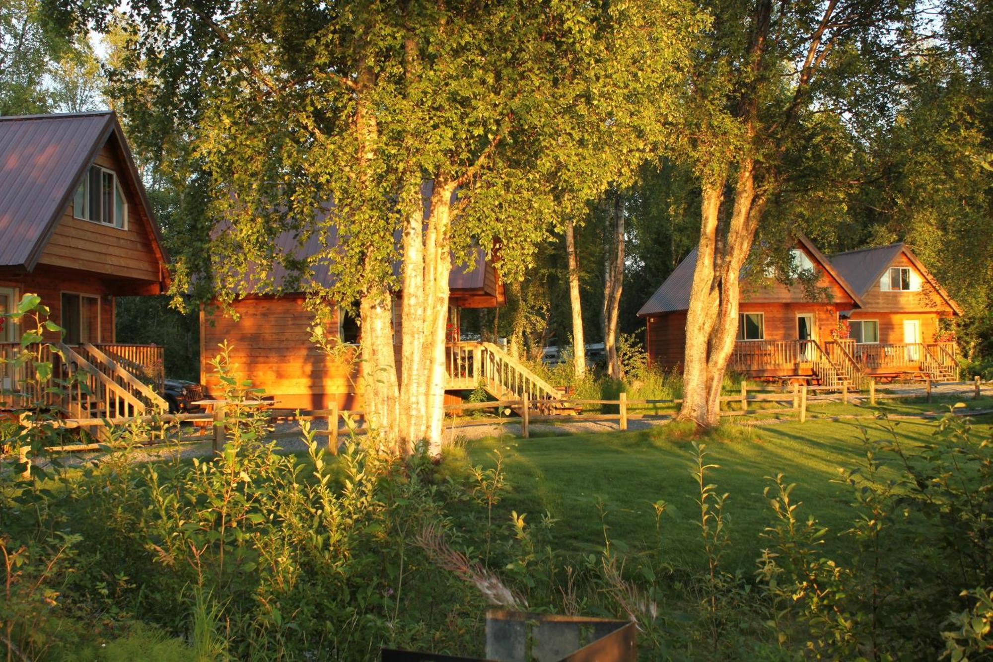 Susitna River Lodging, Riverside Cabins Talkeetna Ngoại thất bức ảnh